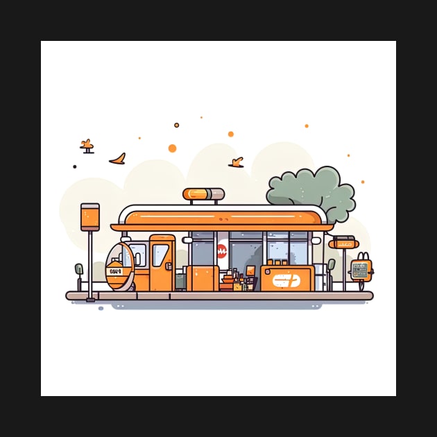 Bus station by ComicsFactory