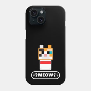 Ulla Britta Cat Meow White Phone Case