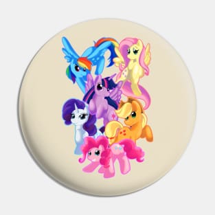 The Mane 6 Pin