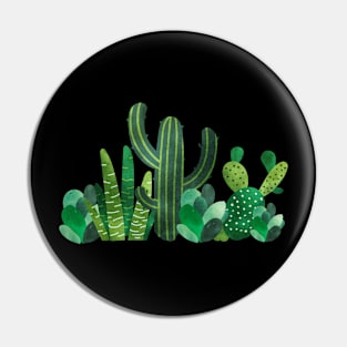 Water color cacti funny gift idea for men women men and kids Pin