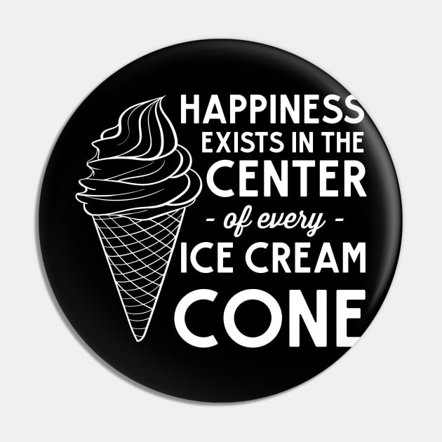 Ice Cream Happiness Pin by Blister