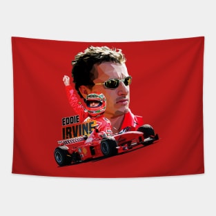 Eddie Irvine Low Poly Tapestry