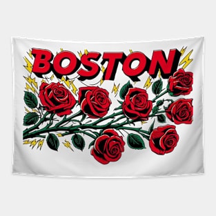 Boston Roses Tapestry