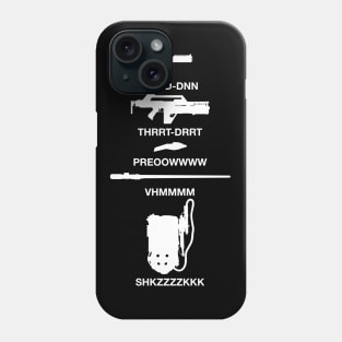 Sci-Fi Weapons SFX - white Phone Case