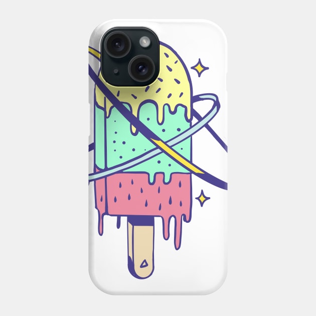 Ice cream planet Phone Case by Paolavk