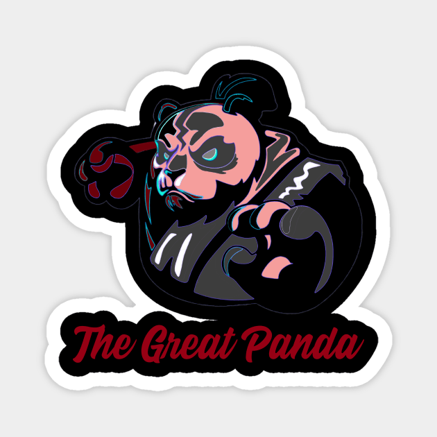 The great Panda Magnet by D_creations