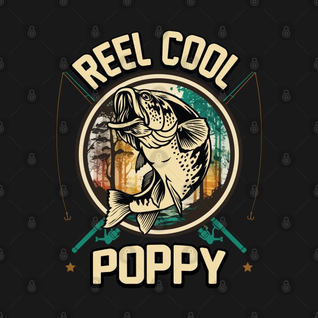 Reel Cool Poppy Fishing Gift by ryanjaycruz