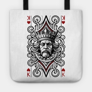 king of hearts Tote