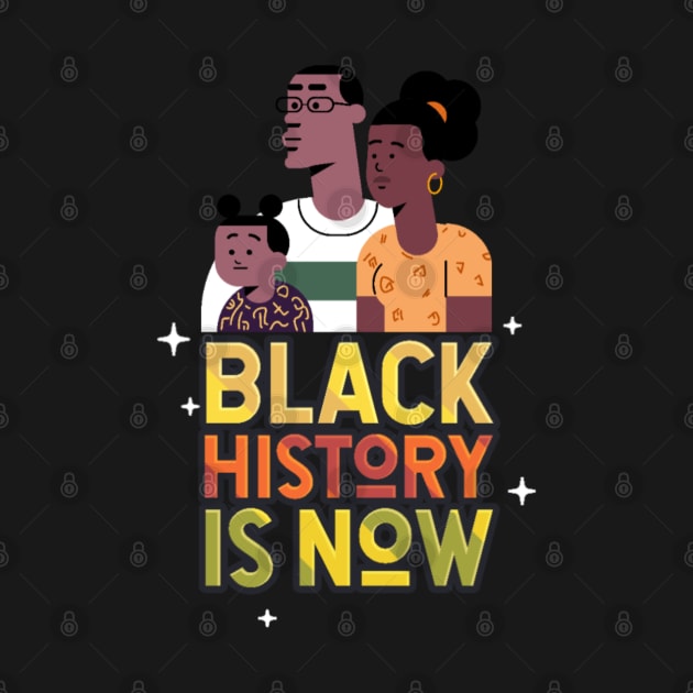 Black history month t-shirt by cuttar