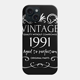 Vintage 1991 - Birthday Gift For Men Phone Case