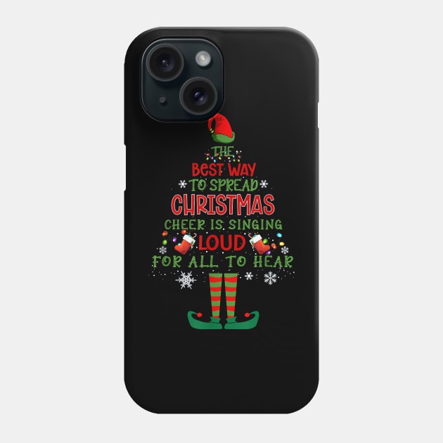 Elf Christmas  The Best Way To Spread Christmas Cheer Phone Case by nervousorangutan