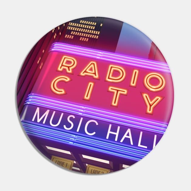 Radio City Music Hall Pin by adam@adamdorman.com