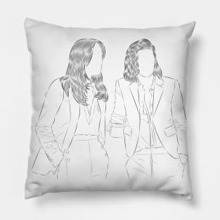 Abby and Riley - Happiest Season Pillow