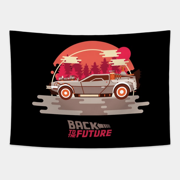 Back to the Future 3 Tapestry by goodmorningnight