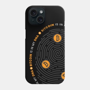 Bitcoin Fingerprint DNA Phone Case