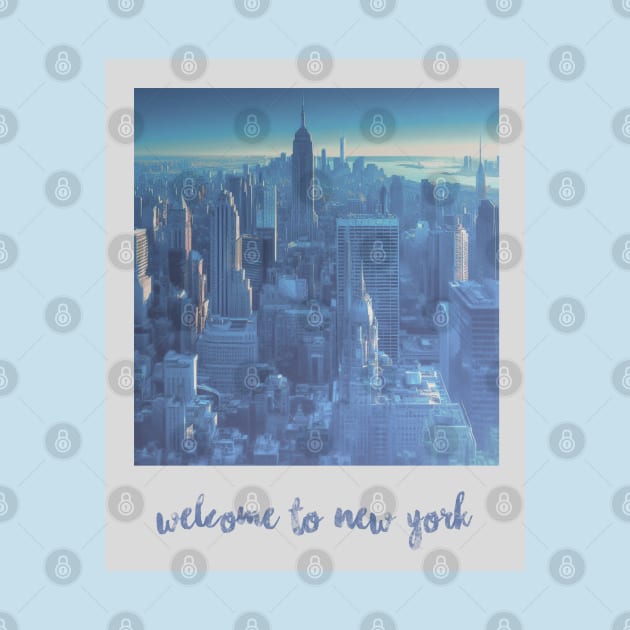 welcome to new york aesthetic by sadieillust