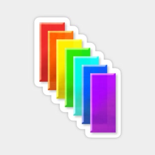 Rainbow Bars Magnet