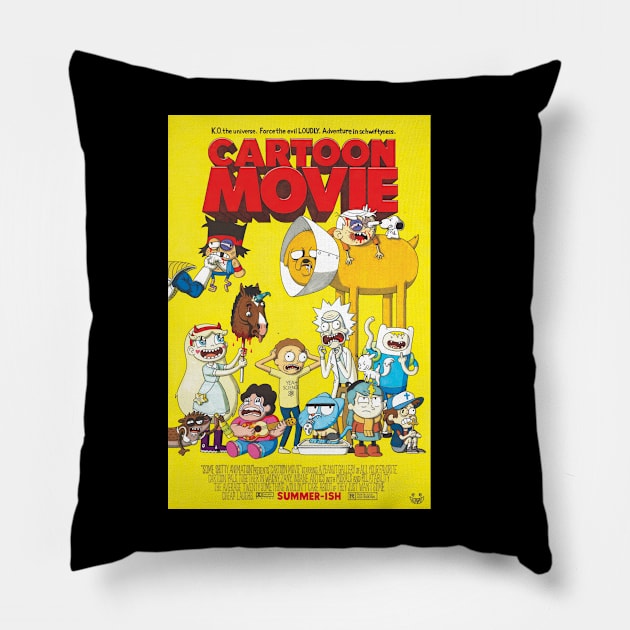 Cartoon Movie Pillow by Jimmy Alonzo