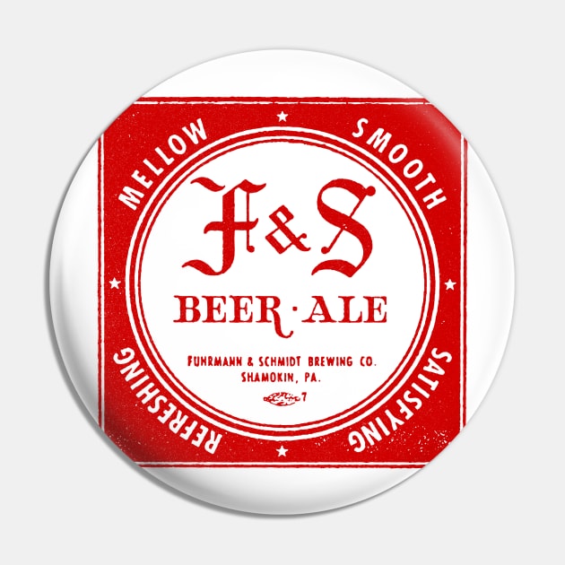 Retro Beer - F&S Fuhrmann and Schmidt Brewing Co. 1906 Pin by Allegedly