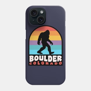 Boulder Colorado Bigfoot Sasquatch Hiking Camping Phone Case