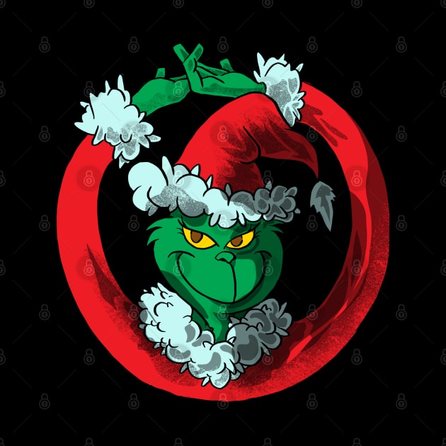 Grinchmas Christmas Ornament by Fakinhouwer