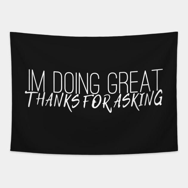 I'm doing great, thanks for asking. Tapestry by kayleighkill