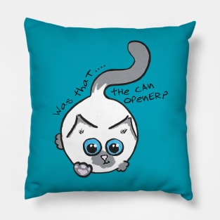 Hungry Circle Cat Pillow