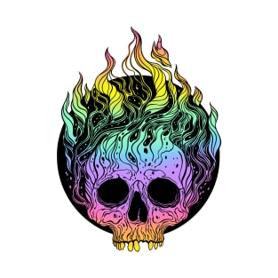 Skull on Fire T-Shirt