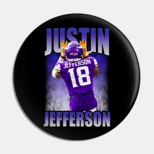 Justin Jefferson Bootleg Pin