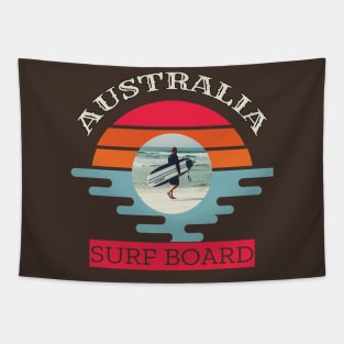 Australia surf board Tapestry