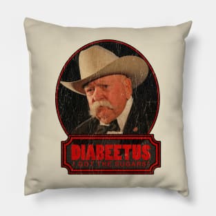 RETRO Vintage STYLE - DIABEETUS I GOT THE SUGARS! Pillow