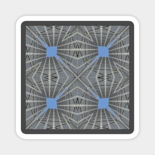 Architect Geometric Strip Abstract Pattern Magnet