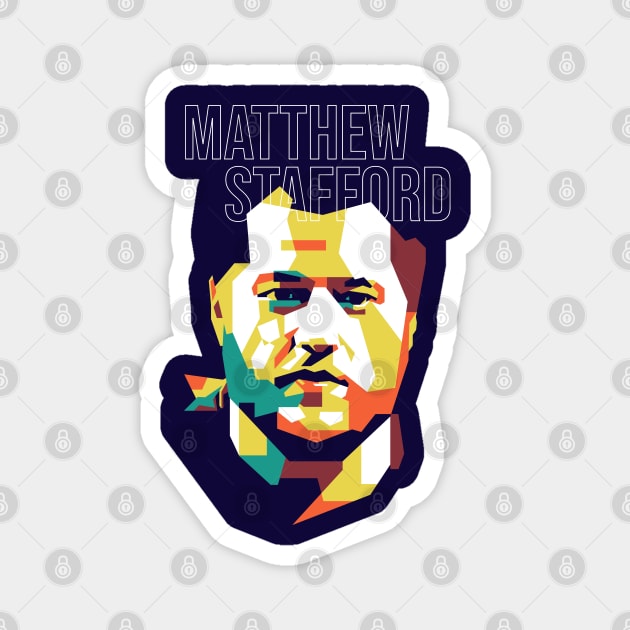 Matthew Stafford on WPAP Art Magnet by pentaShop