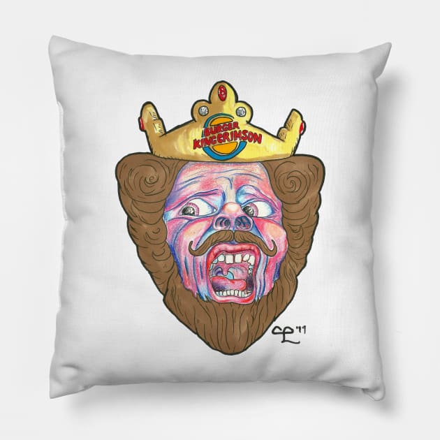 Burger King Crimson Pillow by Insane Clam Pasta