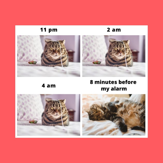 8 Minutes Before My Alarm Sticker by Frankie Rain