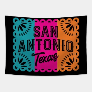 San Antonio Texas Papel Picado Tapestry