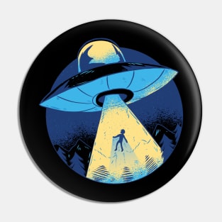 UFO Abduction Alien E.T Pin