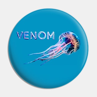 Venom Jellyfish Pin