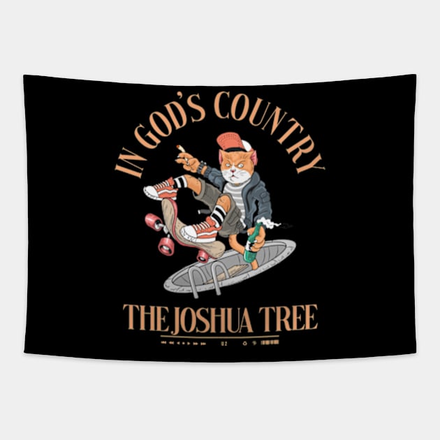 In God's Country The Joshua Tree Tapestry by Rooscsbresundae