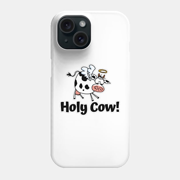 Holy Cow (txt) Phone Case by Corrie Kuipers