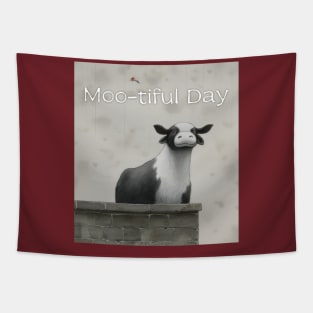 Cow Moo-tiful day Tapestry