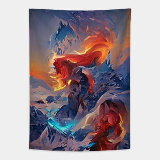 fire 'n' ice Tapestry