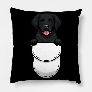 Funny Golden Retriever Pocket Dog Pillow