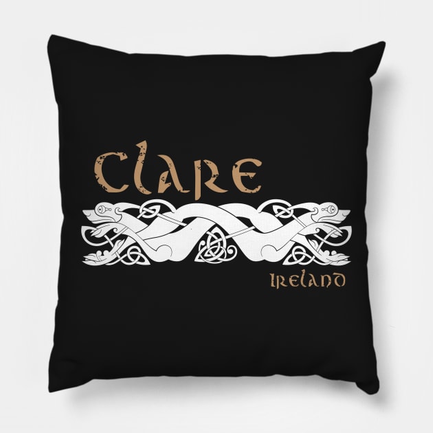 County Clare, Ireland Pillow by TrueCelt