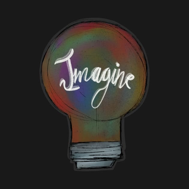 Colorful lamp - imagine - black by Uwaki