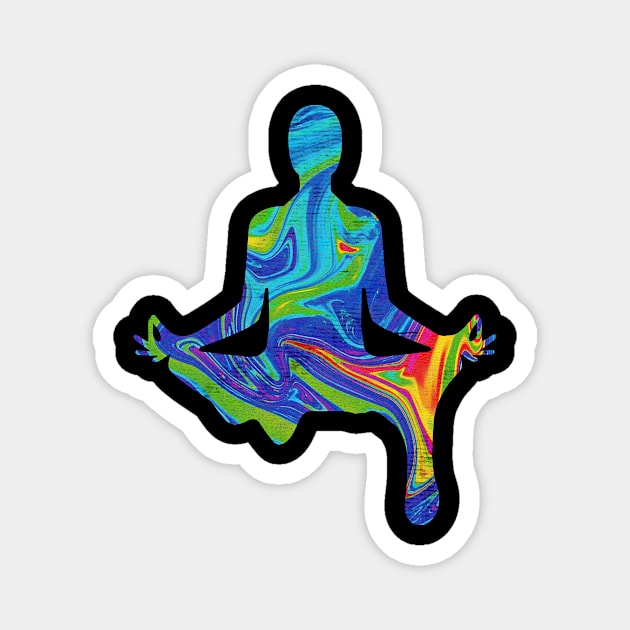 yoga zen Magnet by Wellcome Collection