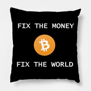 Fix the world BTC Pillow