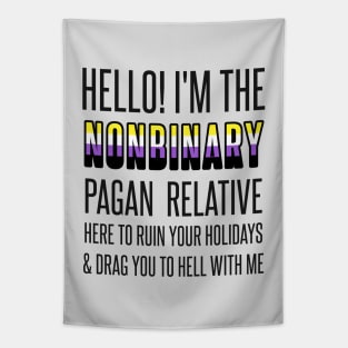 I’M THE NONBINARY PAGAN RELATIVE Tapestry