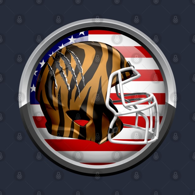 American Football Tiger by CTSports