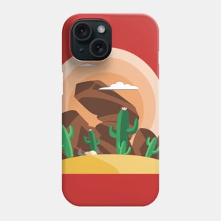 Sun in the desert ! Phone Case